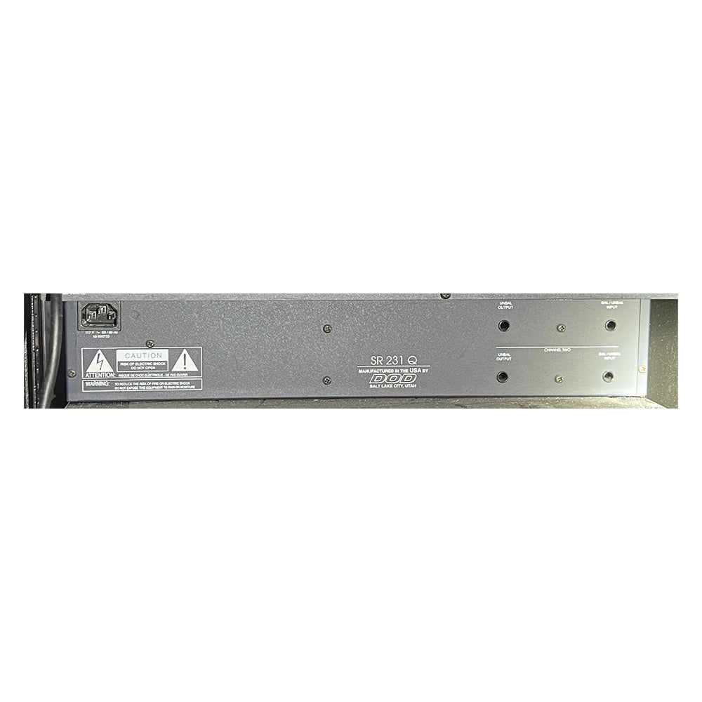 DOD SR231Q Dual 31-Band Constant Q Equalizer
