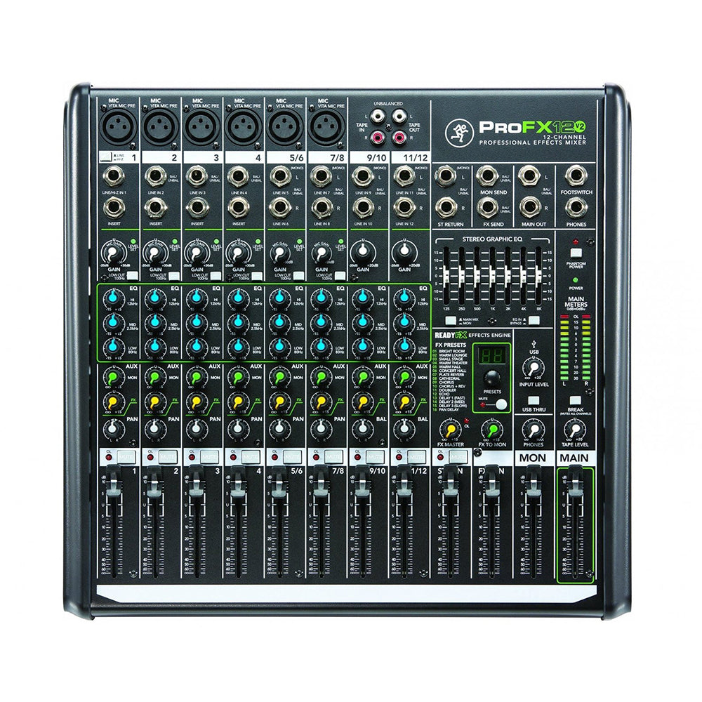 Mackie Pro FX12v2 Audio Line Mixer with USB and Effects