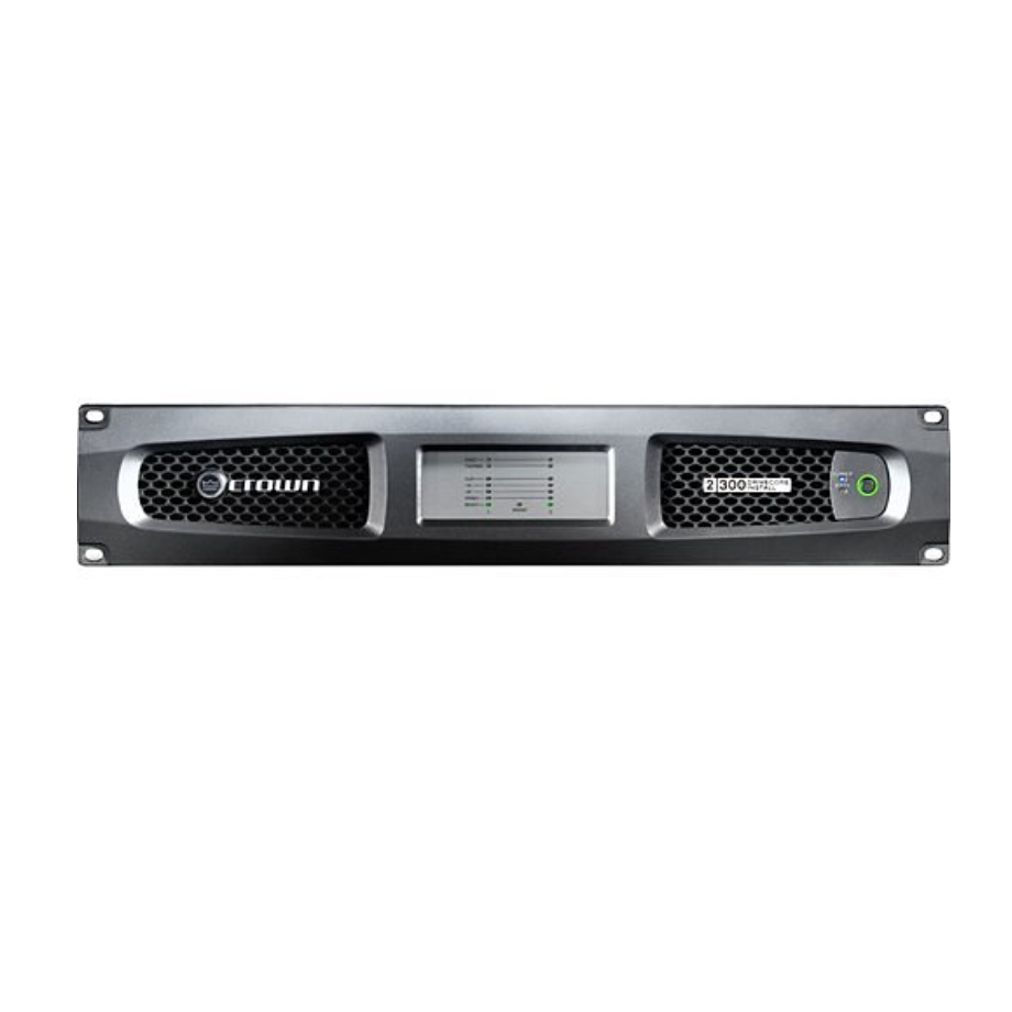 Crown NCDI2X300-U-US Two-channel, 300W @ 4Ω Analog Power Amplifier, 70V/100V