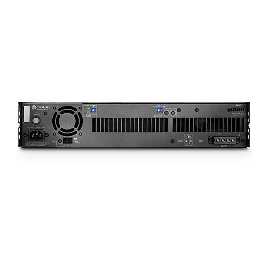 Crown NCDI2X300-U-US Two-channel, 300W @ 4Ω Analog Power Amplifier, 70V/100V