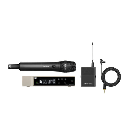 Sennheiser EW-D ME2/835-S Combo Wireless Handheld and Lavalier Microphone System - Q1-Q6