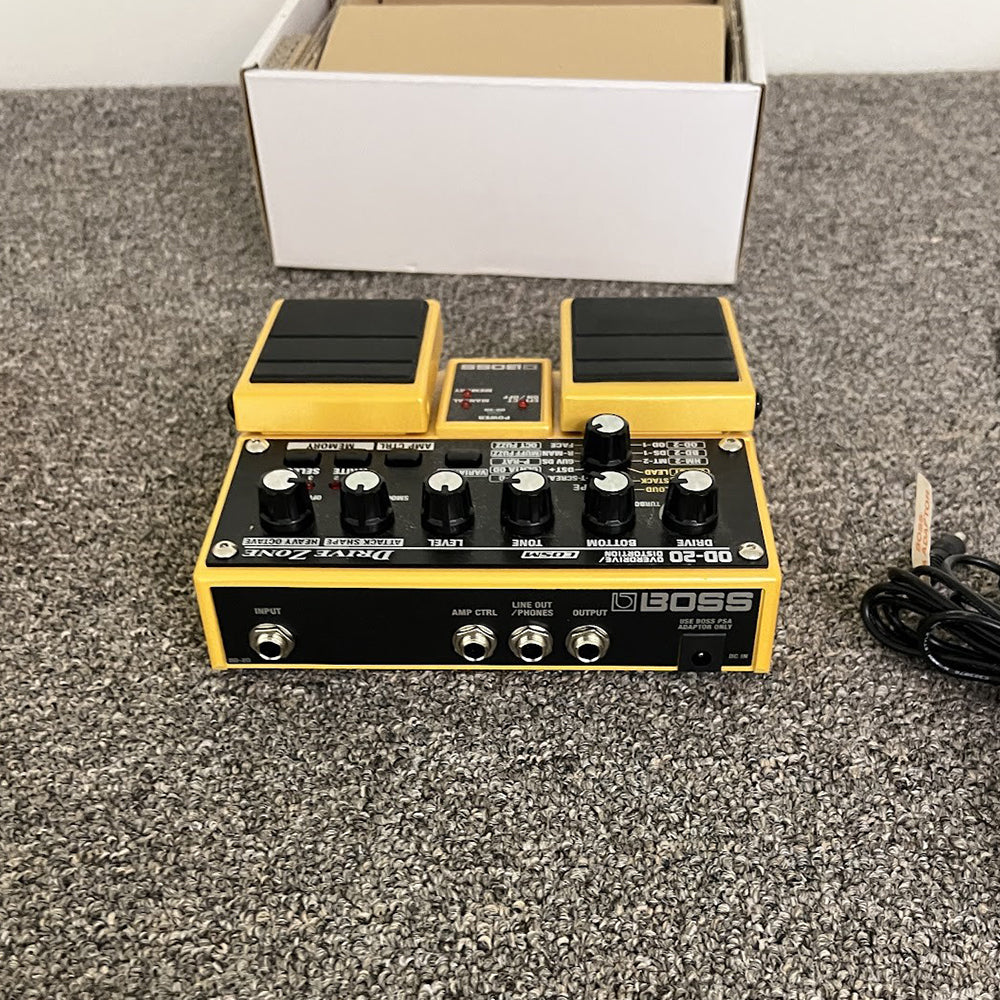 Used BOSS OD-20 Drive Zone Twin Pedal w/COSM