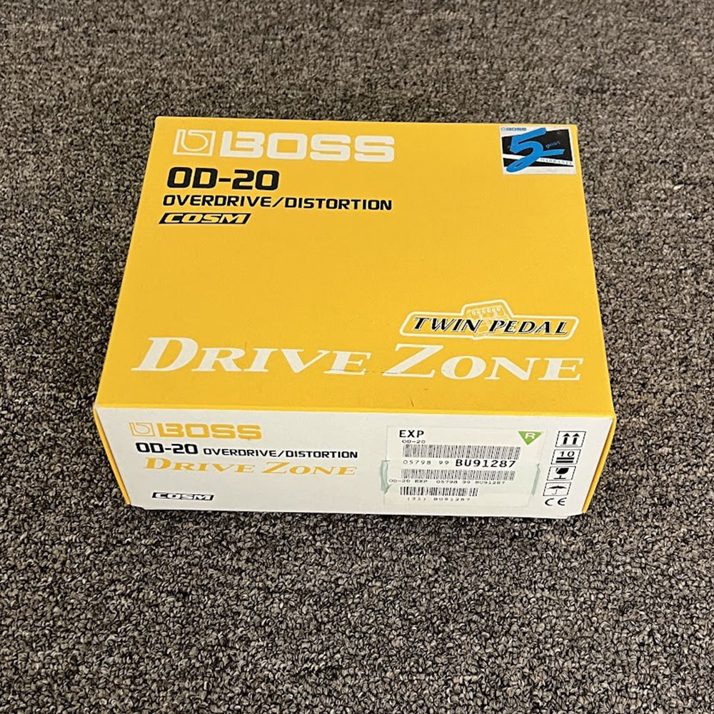 Used BOSS OD-20 Drive Zone Twin Pedal w/COSM