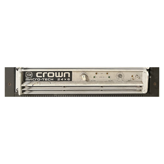 Used Crown Macro-Tech 24x6 Power Amplifier #2