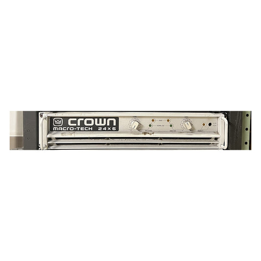 Used Crown Macro-Tech 24x6 Power Amplifier
