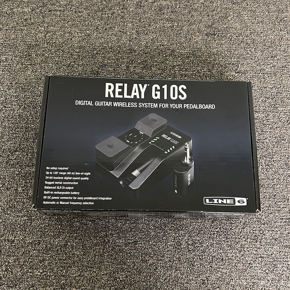 Used Line 6 Relay G10S Wireless Guitar System With G10TII Transmitter Black