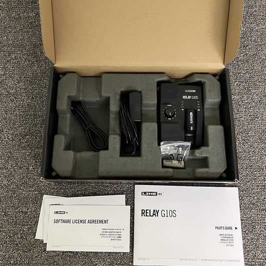 Used Line 6 Relay G10S Wireless Guitar System With G10TII Transmitter Black
