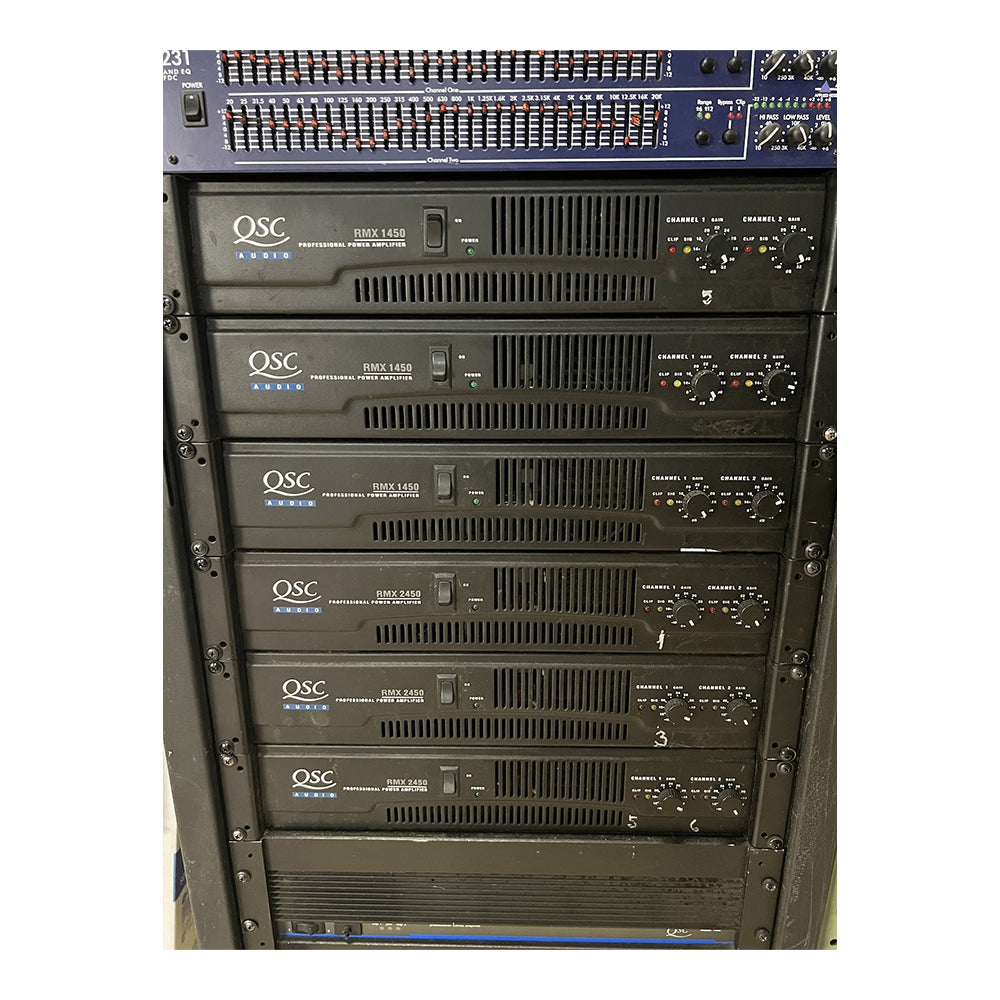 Used QSC RMX 2450 Professional Power Amplifier