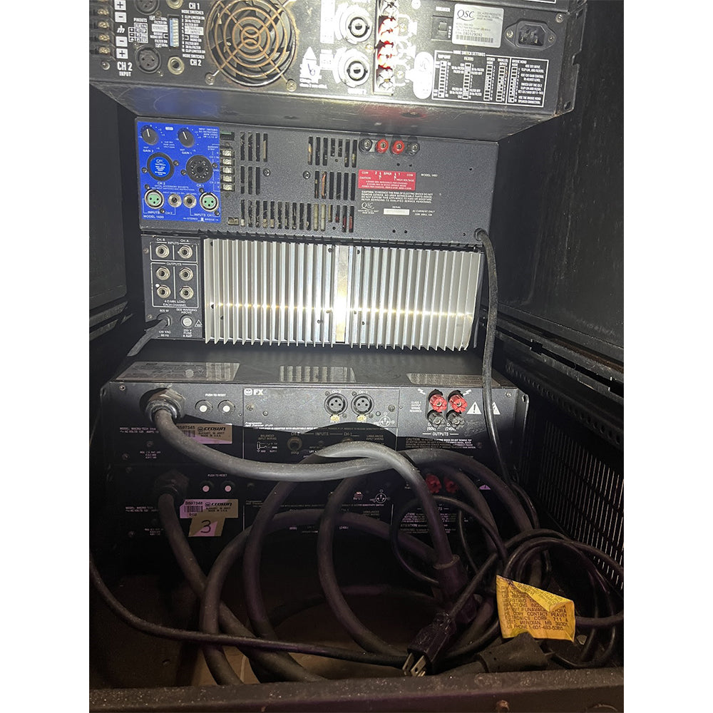 Used QSC Series One Model 1400 Professional Power Amplifier