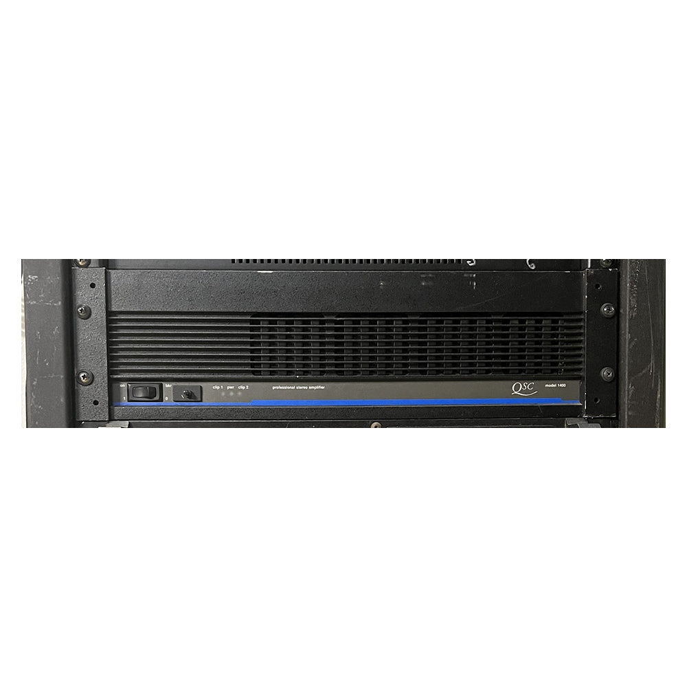Used QSC Series One Model 1400 Professional Power Amplifier
