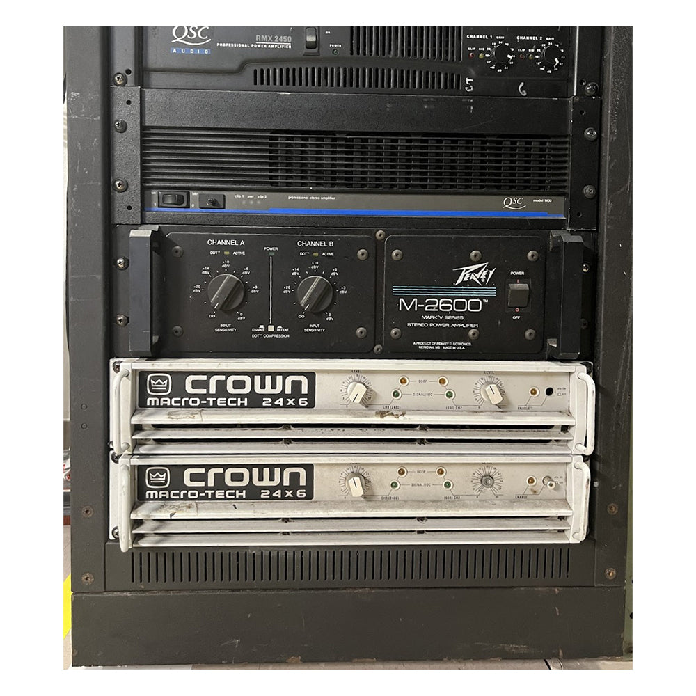 Used QSC Series One Model 1400 Professional Power Amplifier